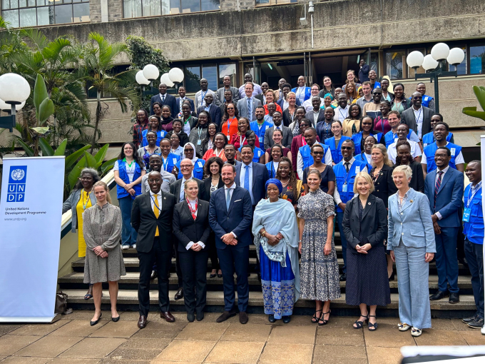 Møtte FN- og UNDP-ansatte ved FNs Kenya-kontor. Foto: Sven Gj. Gjeruldsen